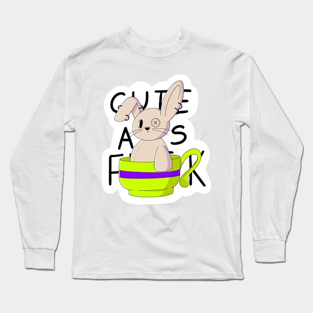 Cute as Long Sleeve T-Shirt by ImSomethingElse